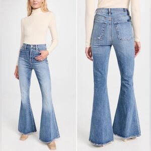 NWT 7 For All Mankind MegaFlare Flare Jeans in Maribel